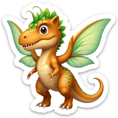T-Rex pixy fairy sticker