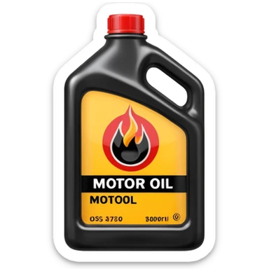 motor yağ pemco sticker