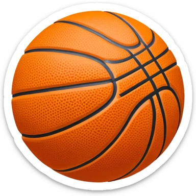 balon de basquetball sticker