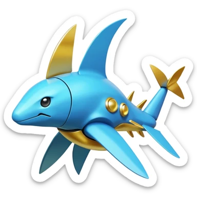 Helioptile-Heliolisk-Miraidon-Pokémon, full body sticker