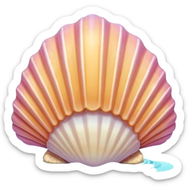 seashell object icon, cute shell, pastel tones, glossy texture, 3D cartoon, soft shadow, mobile game icon style, centered, clean background, no text, no watermark
 sticker