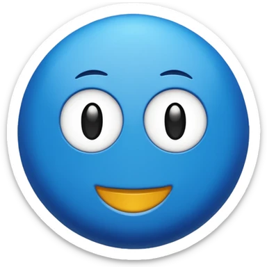 Roblox game verify emoji but in blue colour of roblox sticker