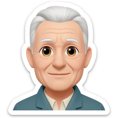 elderly people sticker