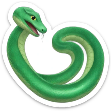serpent d'eau douce sticker