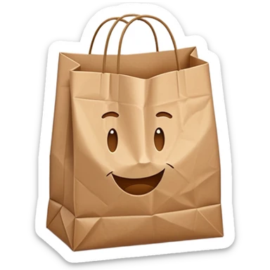 grocery bag sticker