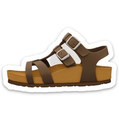 quelqu'un qui porte des birkenstock moche mais comfortable sticker