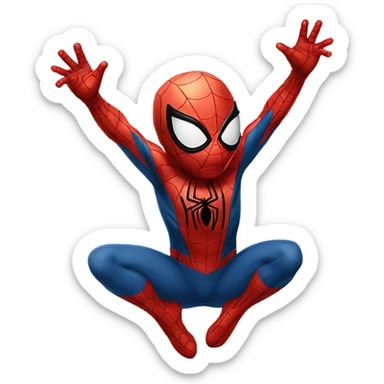 Spider-Man praising God sticker