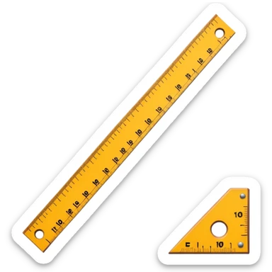 Measure ruler sticker