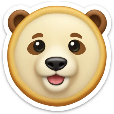 oso hambre arepa sticker