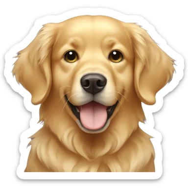Golden retriever sticker