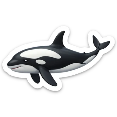 Create an orca sticker