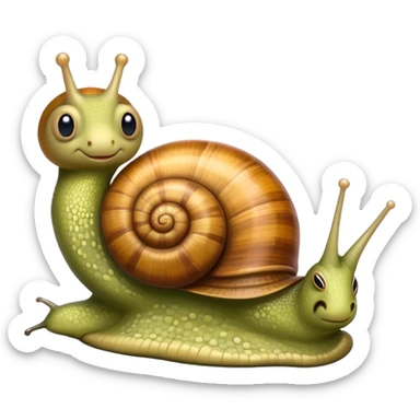 Snail And Slug sticker