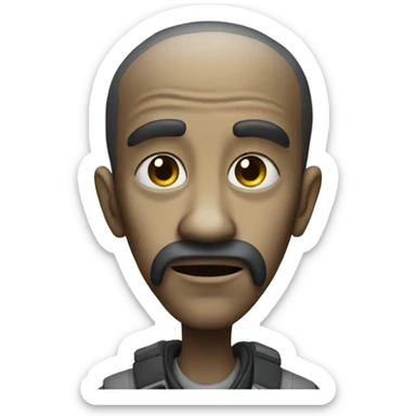 Locked in alien sticker