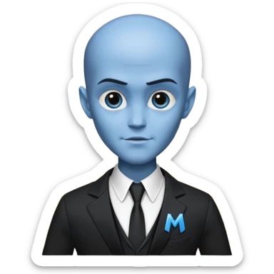 give me megamind character sticker