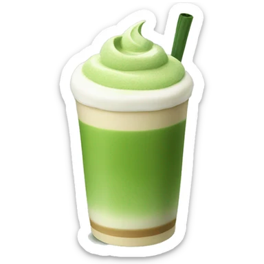 Matcha latte  sticker