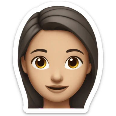 Brunette girl with lululemon sticker