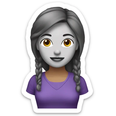 emoji mulher desesperad sticker