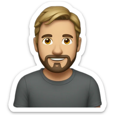 Texto nombre Santiago sticker