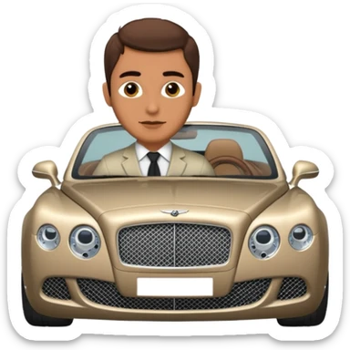 Abid abedi as Principalwith his Bentley sticker