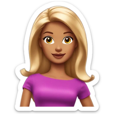 Raquel from barbie sticker