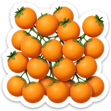 give me orange color berries sticker
