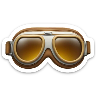 aviator goggles sticker