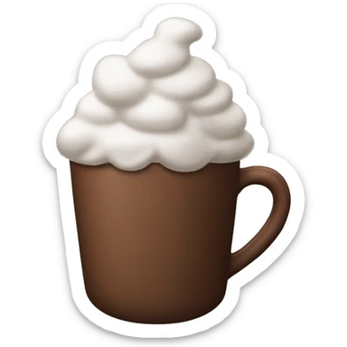 a cup of cocoa sticker