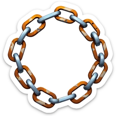 The chains are broken sticker