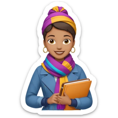 Fashion designer sticker