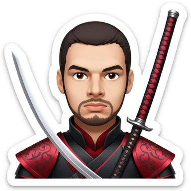 Katana Master sticker