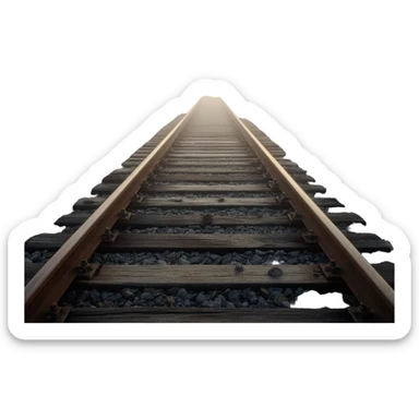 Railway Tracks sticker