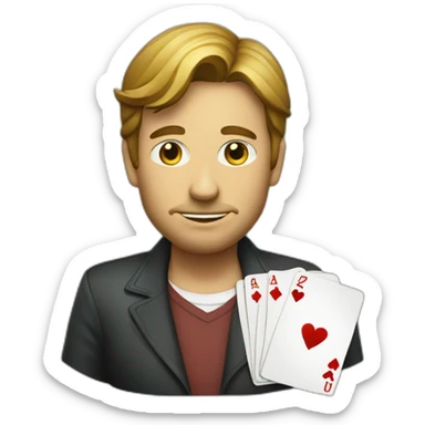 texas hold 'em sticker