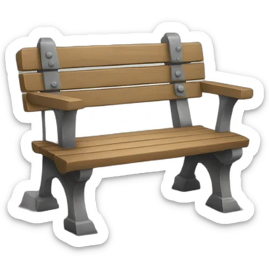 Disguted-bench sticker