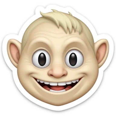 Troll face sticker