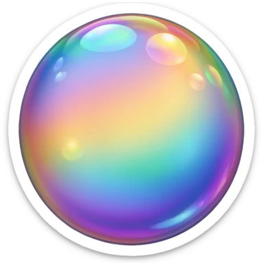 Yummy in a bubble  sticker