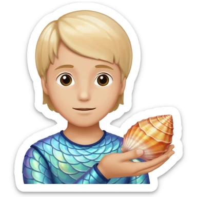 Attack On Titan, the seashell Armin found in the sea  sticker