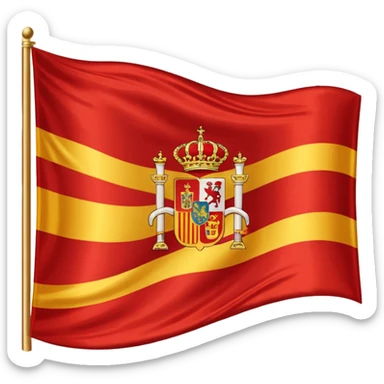 bandera imperio español sticker