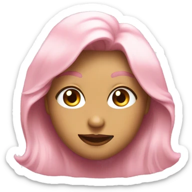 Light pink sparkles sticker