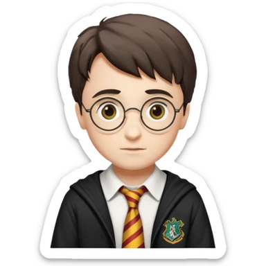 make harry potter have a tshirt underneath his robes that says “sinclair” sticker