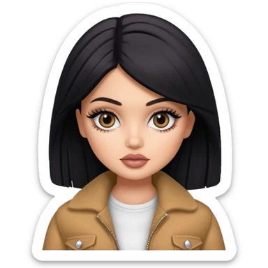 kylie jenner as pretty bratz baddie sticker