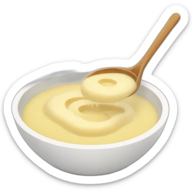 semolina porridge in dash sticker