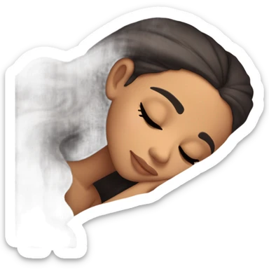 Ariana Grande sleeping sticker