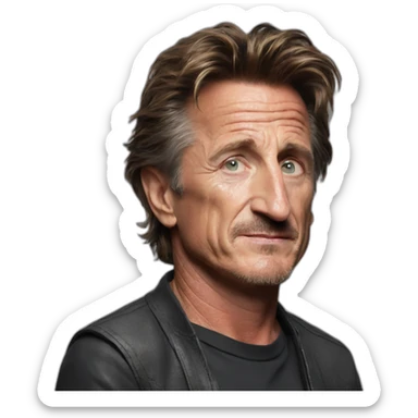 sean penn sticker