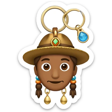 Carribeaner keychain sticker