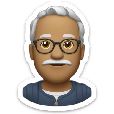 Gars qui refechit sticker