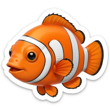 Nemo clownfish sticker