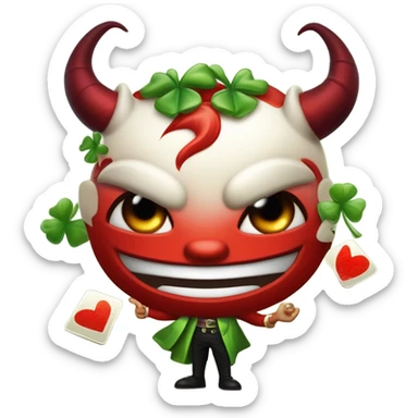 devils luck sticker