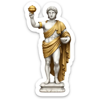 Roman statue sticker