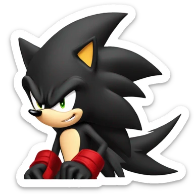 Shadow the Hedgehog sonic sticker