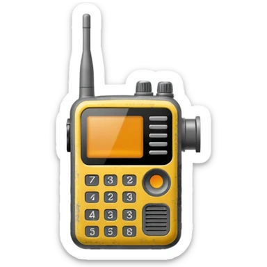 Walkie talk sticker